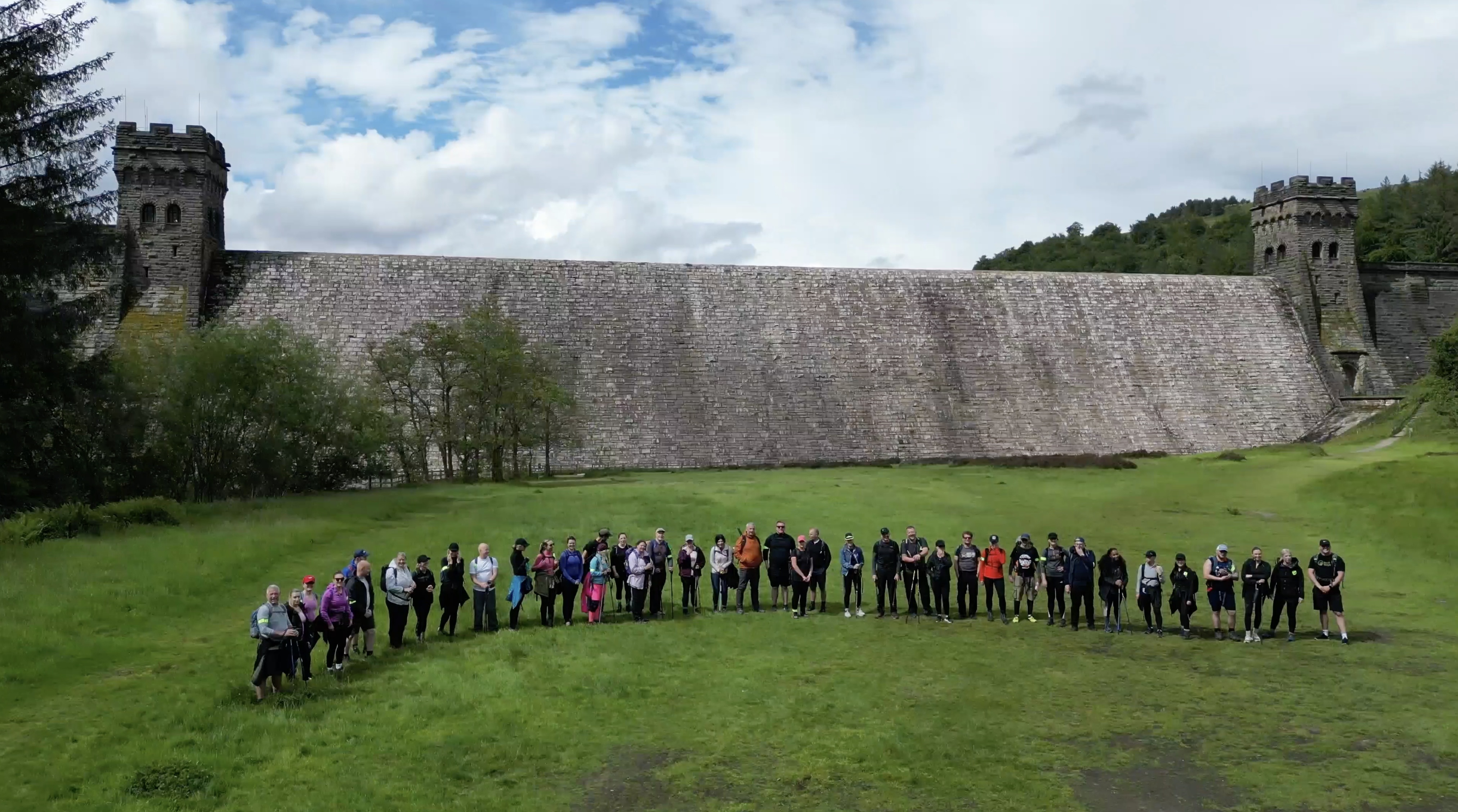 Team Photo Ladybower Reservoir