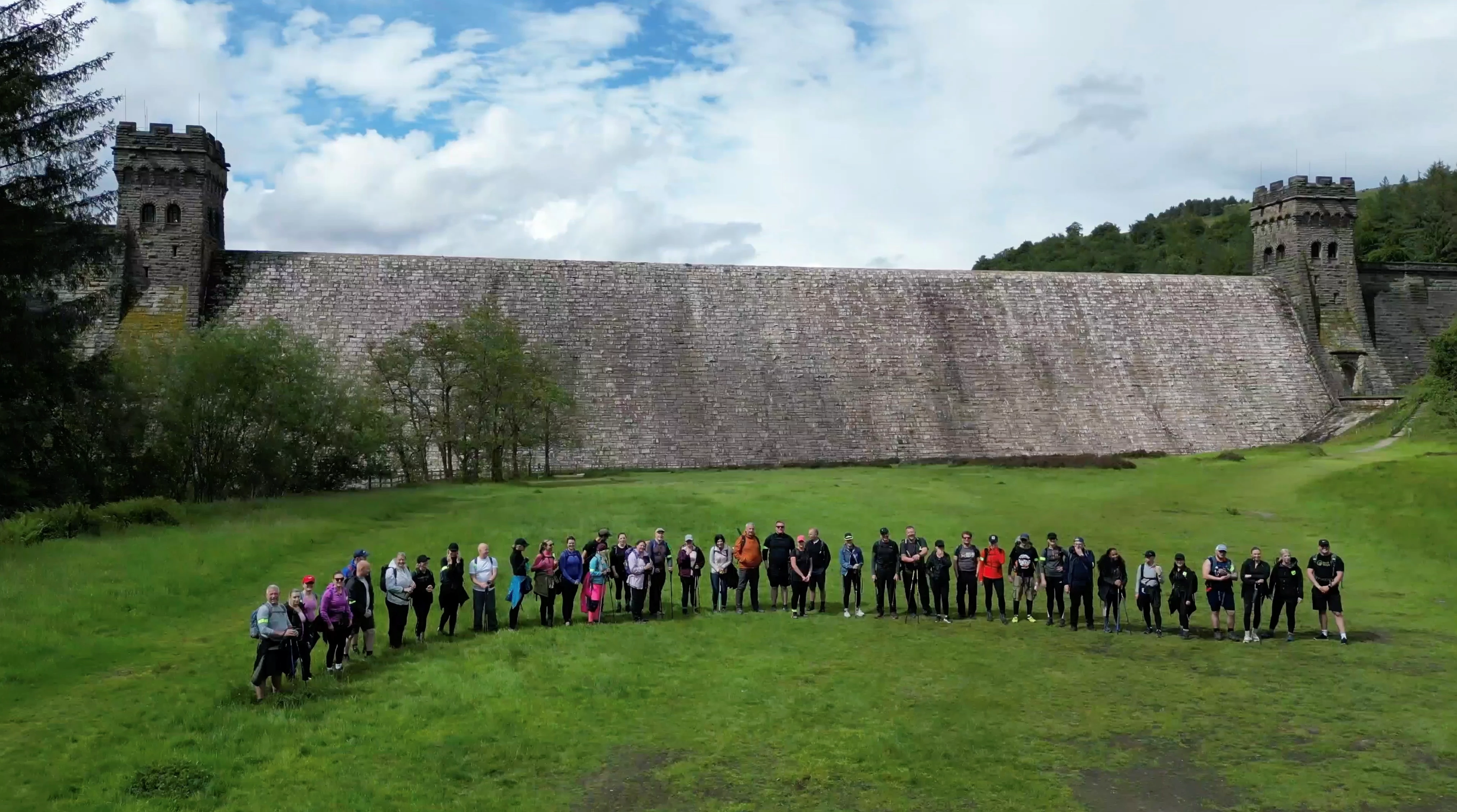 Team Photo Ladybower Reservoir